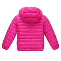 Lagana donja jakna za djevojčice i dječake od 2 do 18 godina s kapuljačom, vodootporni zimski topli kaput