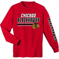 Mladi crveni Chicago Blackhawks majica s dugim rukavima