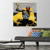 Comics Comics-vizija-podrijetlo osvetnika: vizija zidni plakat u drvenom magnetskom okviru, 22.37534