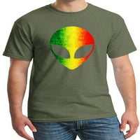 Muška majica u vojničkom stilu u zelenoj boji