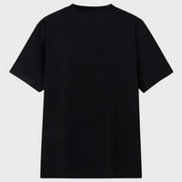 Ženske majice s okruglim vratom seksi crne majice zabavna ljetna ženska meka majica grafički tiskani top