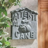 Pazite na talijansku zidnu skulpturu pas: pažnja na štap