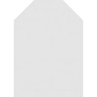 28 W 26 H osmerokutna gornja površinska nosač PVC Gable Oblub: Nefunkcionalan, W 2 W 2 P Okvir za prag od cickmoulog