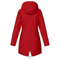 Plus Size kišne jakne za žene vodootporne lagane tople zimske vanjske izolirane skijaške jakne s džepovima s patentnim zatvaračem
