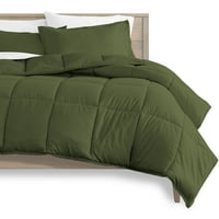 Alternativni set posteljine od ultra mekog Gusjeg Puha, zeleni, zeleni