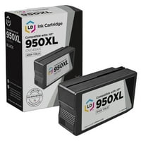 Obnovljena zamjena za Hewlett Packard HP 950xl Ink Caredge Black CN045an za upotrebu u OfficeJet Pro 251DW, 276W MFP, 8100, 8600,