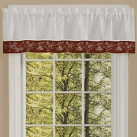 Oakwood Linene stil Kuhinjski prozor zavjesa 58 36 kuhinjske zavjese, set od 2, prirodno