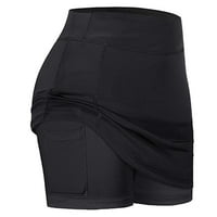 Pripijena suknja ženske teniske suknje unutarnje joga kratke hlače rastezljive sportske kratke hlače s džepovima za golf