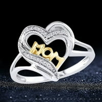 Luksuzni cirkon prsten pribor za zabave cirkon set nakita za djeveruše najbolji poklon za Valentinovo za žene