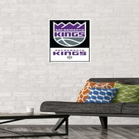 Sacramento Kings - zidni poster s logotipom, 14.725 22.375