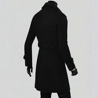Zimski muški ugrađeni stilski trenč kaput s dvostrukim kopčanjem duga jakna kaput Muška jakna Rasprodaja