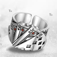 Klasični pank prstenovi za muškarce i žene, dizajnerski nakit
