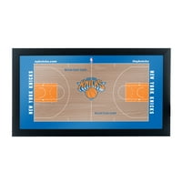 Uokvirena ploča na službenom NBA terenu Njujorški Knicksi
