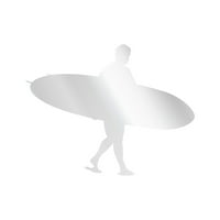 Naljepnica za surfanje na longboardu izrezana pečatom-samoljepljivi vinil-otporan na vremenske uvjete-Proizvedeno u SAD-u-mnogo boja