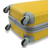 Paleta s dvodijelnim nosačima 20 12 Cosmetic Weekender prtljaga, senf žuta