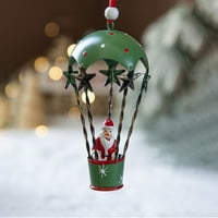 Rasprodani Božićni ukrasi željezna božićna kugla padobranski privjesak Božićni ukrasi privjesak za božićno drvce Višebojni