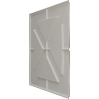Ekena Millwork 5 8 W 5 8 H Xander Endurawall Dekorativna 3D zidna ploča, sjaj Merlot
