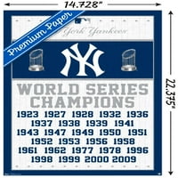 New York Yankees - Poster Wall Champions, 14.725 22.375
