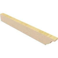 Ekena Millwork 2 W 4 H 32 l Asheboro Woodgrain Timberthane Rafter rep, Primed Tan