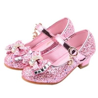 Dječje sandale za bebe i djevojčice, ukrašene biserima i rhinestones, s mašnom, jednobojne sandale za princeze