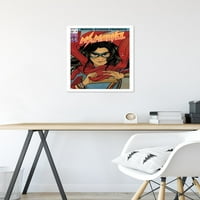Gospođa Marvel - zidni poster za stripove, uokviren 14.725 22.375