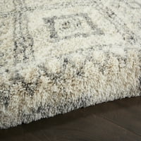 Nurison skandinavska vuna Jugozapadna bjelokost siva 7'10 10'6 prostirka za prostor za sjedenje
