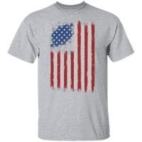 Grafička Amerika u uznemirenoj američkoj zastavi muške grafičke majice za 4. srpnja Dan neovisnosti USA Patriotska proslava Darovi