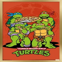 Teenage Mutant Ninja Turtles-poster na zidu pizze, 22.375 34