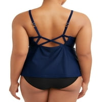 Ženski plus size za vez tankini vrh