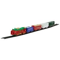 Zelena i crvena baterija Osvijetljena i animirana klasična set vlaka