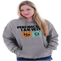 Smiješna slana kemijska znanstvena šala majica s kapuljačom za žene i muškarce od 4 inča