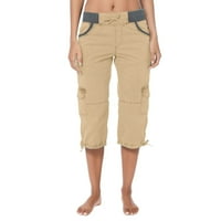 + Ljetne ženske hlače s više džepova, Ležerne sportske kratke hlače Na otvorenom, kombinezoni, tanke široke teretne kratke hlače,