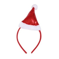 Preslatka božićna dizajnerska traka za glavu, svjetlucave trake za kosu sa šljokicama, Božićni šešir, obruči za kosu, pokrivala za