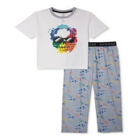 Ugodni džemni vrh i pidžama s kratkim rukavima dječaka, 2-komad, veličine 4-16