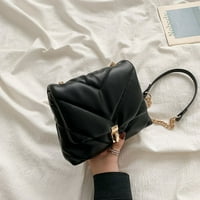 Torba od PU kože u punoj boji dizajnerske torbe s lančićima ženske torbe na rame luksuzna bijela ženska torba za glasnike novčanik