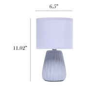Jednostavan dizajn 11.02 Mini keramička stolna svjetiljka s pastelnim naglaskom kako bi odgovarala sjeniluZimzelen