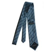 James Cavolini Italija teksturirana plava prugasta kravata vrata