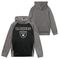 Las Vegas Raiders Boys 4- LS Fleece Hoodie 9k1bxfggc XS4 5 5