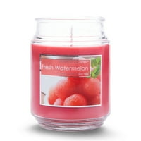 Mirisna svijeća s mirisom svježe lubenice, Mirisna svijeća s mirisnim mirisom i vrhunskim pamučnim fitiljem, Kolekcija voćnog mirisa