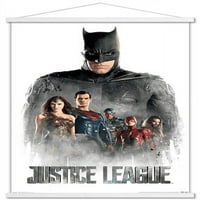 Strip film-Justice League-likovi u magli magnetski uokvireni zidni poster, 22.375 34