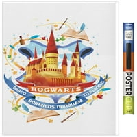 Čarobni svijet: Hari Potter-Šarmantni plakat na zidu dvorca Hogvarts, 14.725 22.375
