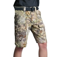 Muške teretne kratke hlače Ležerne ljetne prozračne maskirne hlače s više džepova s patentnim zatvaračem i gumbima