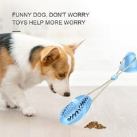 Psi žvaču igračke kako bi spriječili curenje hrane i čišćenje zuba, interaktivna tvrda igračka za zube za pse
