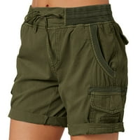 Kratke hlače Ženske Ležerne ljetne teretne kratke hlače ljetne labave bermudske kratke hlače s džepovima Ženske kratke hlače