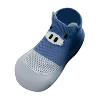 Dječje čarape do poda s neklizajućim mekim potplatom Proljeće-Jesen Cipele za malu djecu plava 24