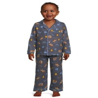 Wonder Nation Toddler Boy Boy Dugi rukavi kaputa pijama, 2-komad, veličine 2T-5T
