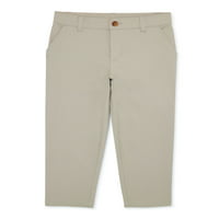 Wonder Nation Boys School Uniforma ravne prednje hlače, veličine 4-18, Slim & Husky