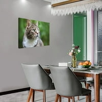 Mačka platno zidna umjetnost slika glave životinja Ispis umjetničkih djela slike divljih životinja za uređenje doma