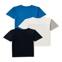 Grafičke majice za performanse stražnjih dječaka, 3-pack, veličine 4-16