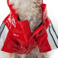 Reflektirajuća Vodootporna podesiva kišna jakna za pse za pse s odvojivom kapuljačom